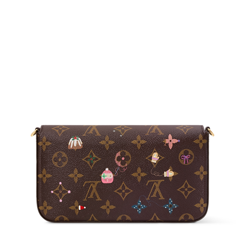 Widok Torebka Pochette Félicie GM z tyłu