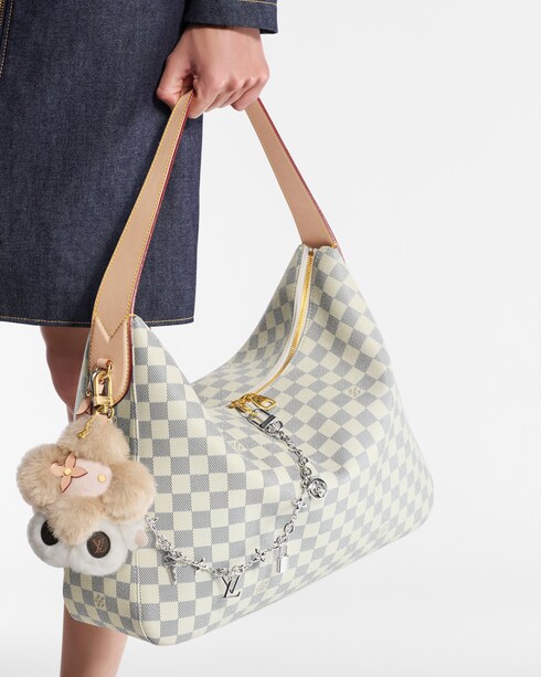 Slouchy MM Damier Azur Canvas in Women's Handbags New In Handbags collections by Louis Vuitton