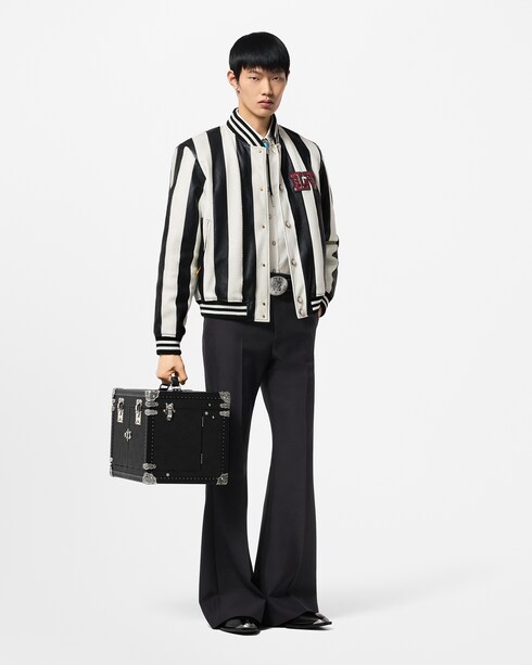 Bi Color Python Bomber Jacket in Les Extraordinaires's High-End Ready-to-Wear } collections by Louis Vuitton