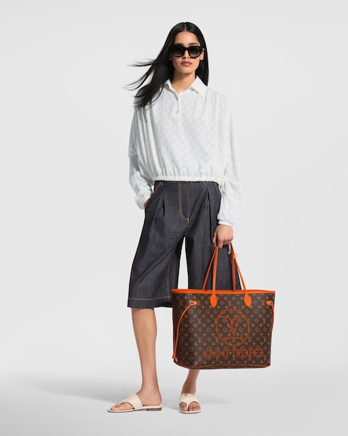 Wide-Cut Pleat Bermuda Shorts in Women's Ready-to-Wear Skirts and Shorts collections by Louis Vuitton