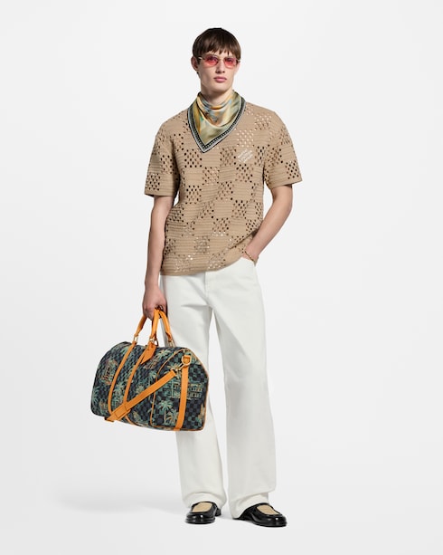 Window View Silk Square S00 in Men's Accessories Silk and Bandanas collections by Louis Vuitton