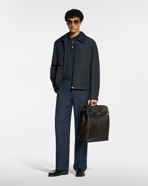 Water-Repellent Wool Mix Workwear Jacket in New's For Men LV Trunk Edition collections by Louis Vuitton