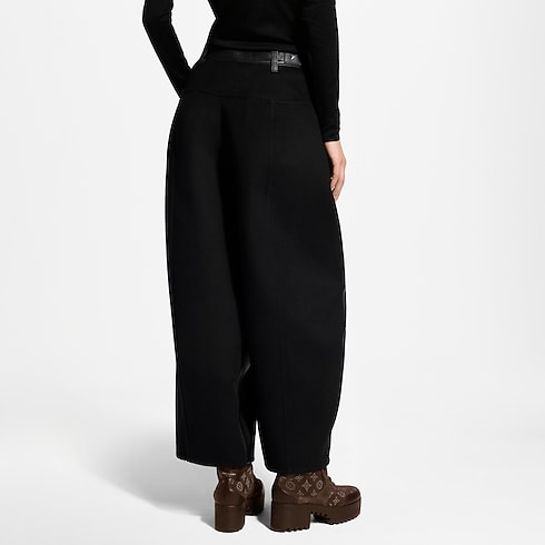 Wool Insert Leather Balloon Pants in Kobiety's Odzież Nowości w Ready-to-wear collections by Louis Vuitton (Powiększenie produktu)