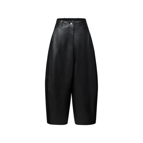 Wool Insert Leather Balloon Pants in Kobiety's Odzież Nowości w Ready-to-wear collections by Louis Vuitton (Powiększenie produktu)