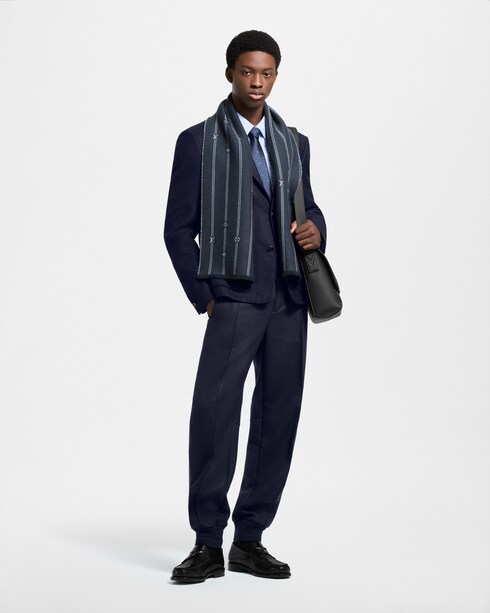 Wool-Silk Blend Jogging Pants in New's For Men New Formal collections by Louis Vuitton