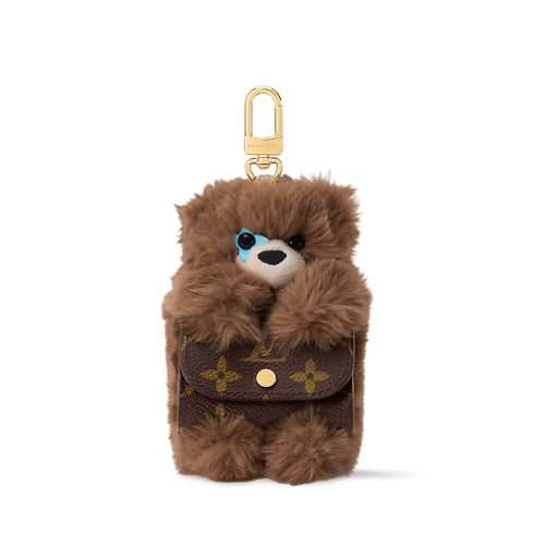 Widok Zawieszka do torebki LV Cute Teddy Bear z przodu
