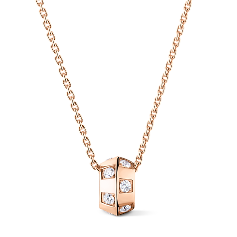Zawieszka Le Damier de Louis Vuitton z różowego złota i diamentów in Biżuteria's Kategorie Naszyjniki i Wisiorki collections by Louis Vuitton (Powiększenie produktu)