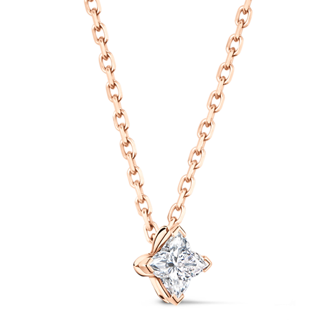 Widok Zawieszka LV Diamonds, szlif LV Monogram Star z boku