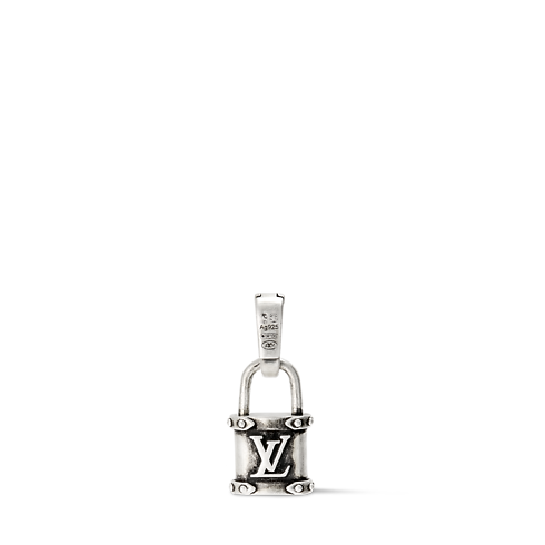 Widok Zawieszka LV Yours Lock Charm z tyłu
