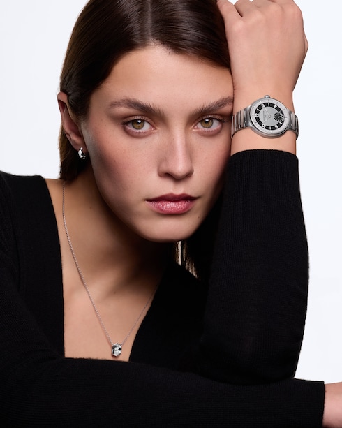 Reloj Tambour, automático, 40 mm, acero Relojería Todos los relojes } | LOUIS VUITTON