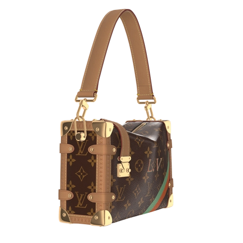 Torba Mon Monogram Side Trunk MM Płótno Monogram in Prezenty i personalizacja's Personalizacja Torebki i małe wyroby skórzane collections by Louis Vuitton (Powiększenie produktu)