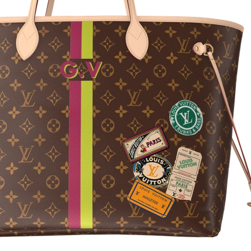 Torba tote Mon Monogram Neverfull GM Płótno Monogram in Prezenty i personalizacja's Personalizacja Torebki i małe wyroby skórzane collections by Louis Vuitton (Powiększenie produktu)