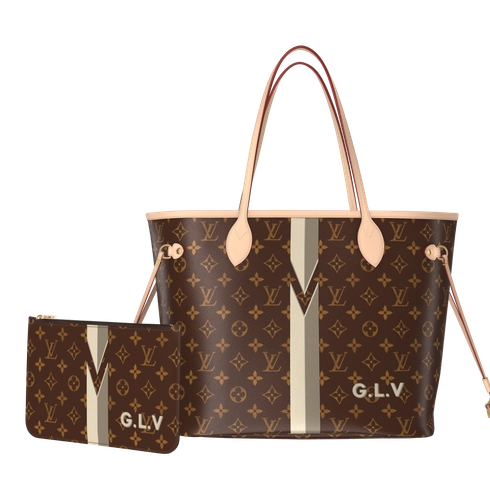 Torba typu tote Neverfull MM Mon Monogram Płótno Monogram in Prezenty i personalizacja's Personalizacja Torebki i małe wyroby skórzane collections by Louis Vuitton (Powiększenie produktu)