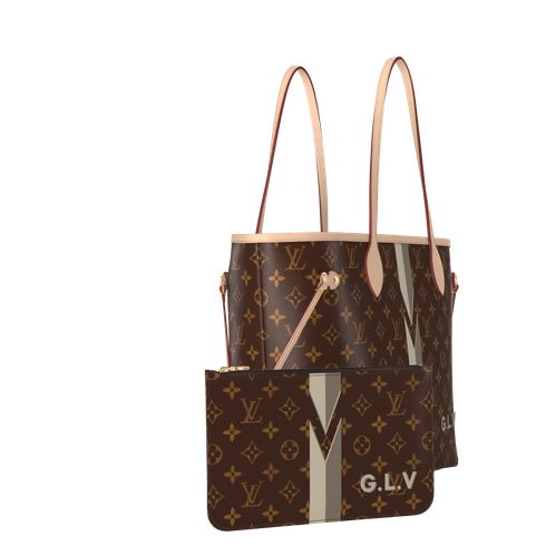 Torba typu tote Neverfull MM Mon Monogram Płótno Monogram in Prezenty i personalizacja's Personalizacja Torebki i małe wyroby skórzane collections by Louis Vuitton (Powiększenie produktu)