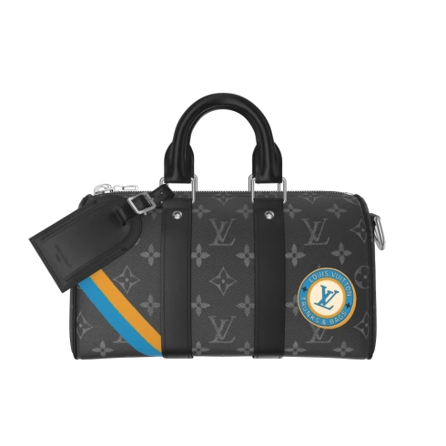 Torba Keepall 25 Mon Monogram Płótno Monogram Eclipse in Prezenty i personalizacja's Personalizacja Torebki i małe wyroby skórzane collections by Louis Vuitton (Powiększenie produktu)