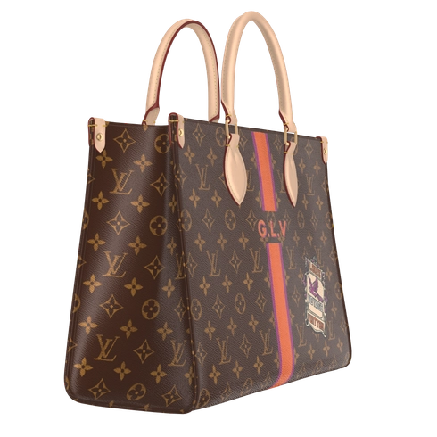 Torba Mon Monogram OnTheGo MM Płótno Monogram in Prezenty i personalizacja's Personalizacja Torebki i małe wyroby skórzane collections by Louis Vuitton (Powiększenie produktu)