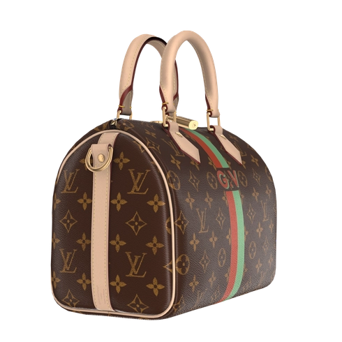 Torebka Speedy Bandoulière 25 Mon Monogram Płótno Monogram in Prezenty i personalizacja's Personalizacja Torebki i małe wyroby skórzane collections by Louis Vuitton (Powiększenie produktu)
