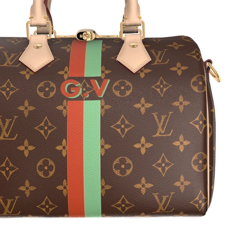 Torebka Speedy Bandoulière 25 Mon Monogram Płótno Monogram in Prezenty i personalizacja's Personalizacja Torebki i małe wyroby skórzane collections by Louis Vuitton (Powiększenie produktu)