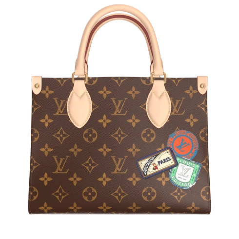 Torba tote Mon Monogram OnTheGo PM Płótno Monogram in Prezenty i personalizacja's Personalizacja Torebki i małe wyroby skórzane collections by Louis Vuitton (Powiększenie produktu)