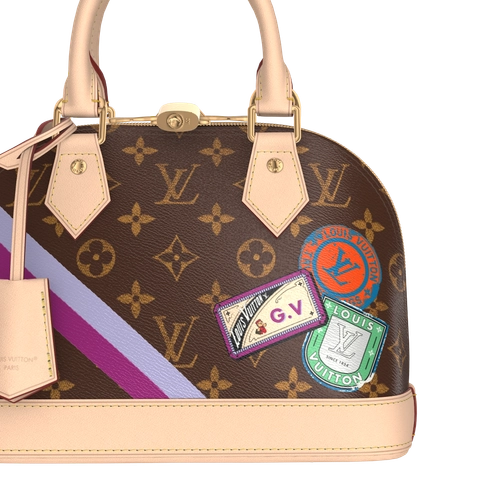 Torba Alma BB Mon Monogram Płótno Monogram in Prezenty i personalizacja's Personalizacja Torebki i małe wyroby skórzane collections by Louis Vuitton (Powiększenie produktu)
