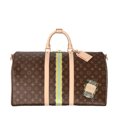 Torba Keepall 50 Mon Monogram Płótno Monogram in Prezenty i personalizacja's Personalizacja Podróż collections by Louis Vuitton (Powiększenie produktu)