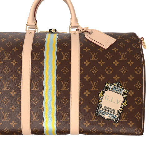 Torba Keepall 50 Mon Monogram Płótno Monogram in Prezenty i personalizacja's Personalizacja Podróż collections by Louis Vuitton (Powiększenie produktu)